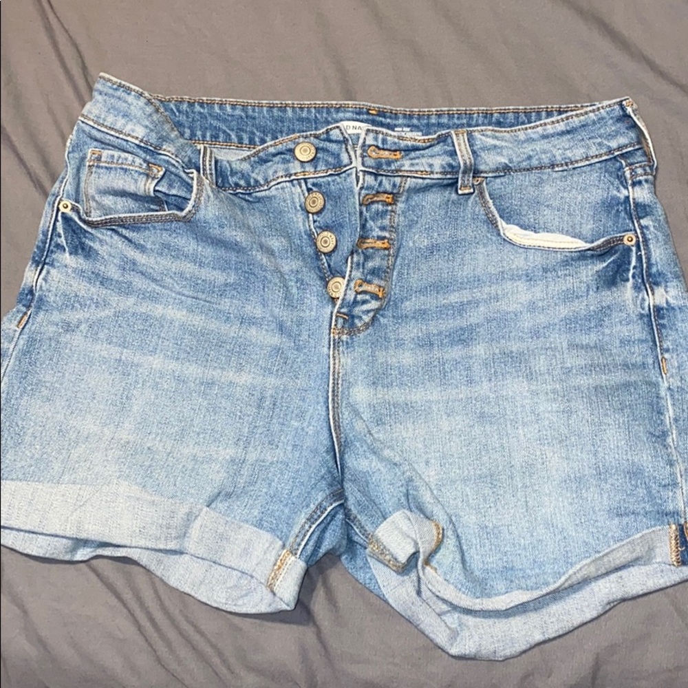 High waisted shorts